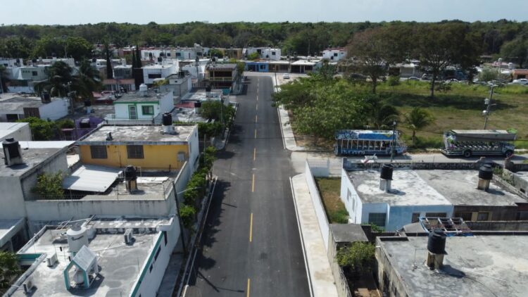 Mejora Mara Lezama vialidades en Chetumal