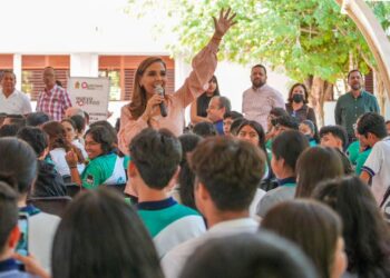 Trabaja Mara Lezama por mejores condiciones para que la juventud se prepare mejor