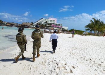 Mantienen constante vigilancia en varios puntos de Isla Mujeres
