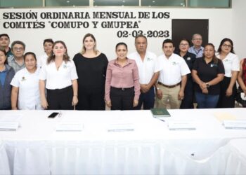Blanca Merari encabeza sesión ordinaria de los comités del COMUPO y GMUPEA