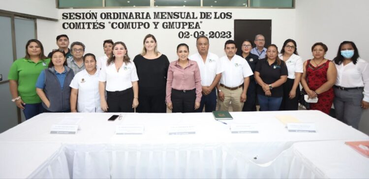 Blanca Merari encabeza sesión ordinaria de los comités del COMUPO y GMUPEA