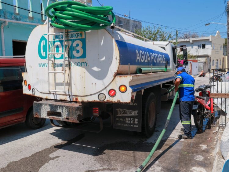 Vigilan autoridades que se garantice el agua potable a Isla Mujeres