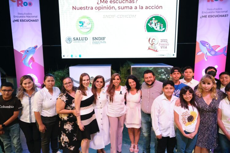 Escuchan y trabajan Mara Lezama y Atenea Gómez a favor de la niñez