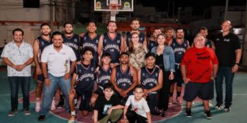Inaugura Atenea Gómez circuito quintanarroense de básquetbol CIQUBA 2023