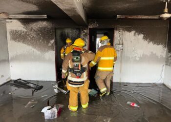 Pronta reacción de Protección Civil en conato de incendio en Centro de Salud de Isla Mujeres