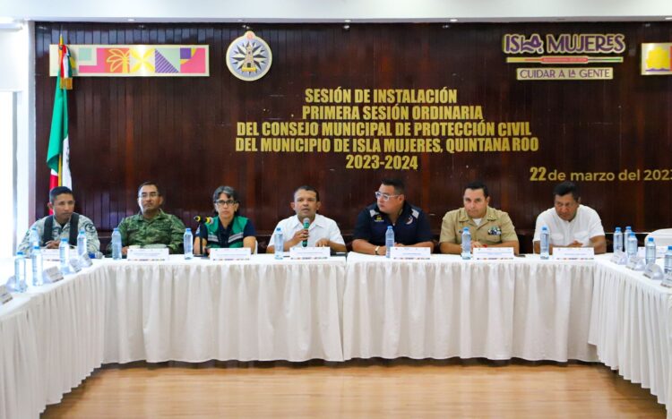 Instalan Consejo Municipal de Protección Civil de Isla Mujeres