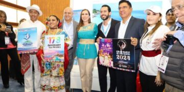 Promocionan Atenea Gómez y delegación de Isla Mujeres al destino en Tianguis Turístico de México 2023