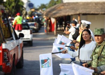 Da Blanca Merari banderazo de inicio del Operativo Vacacional de Semana Santa