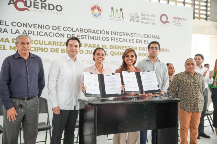 Daremos certeza jurídica a más de 2,500 familias en Benito Juárez, asegura Mara Lezama