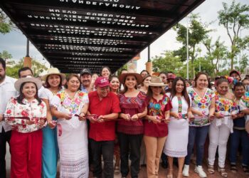 Cumple Mara Lezama a morelenses con obras que anhelaban