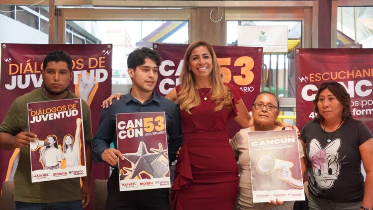 Anuncia Marybel Villegas proyecto “Escuchando a Cancún: Diálogos por la Transformación”