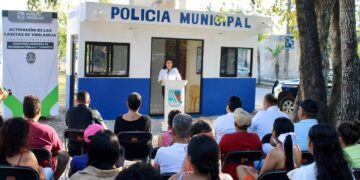 Blanca Merari activa casetas de vigilancia para reforzar seguridad en Puerto Morelos