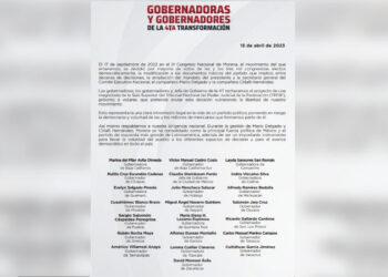 Defienden gobernadores de Morena ampliar periodo de dirigentes