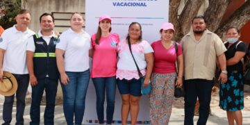 Promueve Atenea Gómez entornos saludables en Isla Mujeres