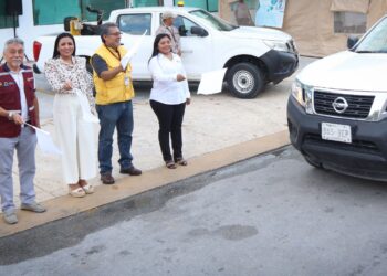 Blanca Merari encabeza banderazo de inicio del Operativo de Nebulización en Puerto Morelos