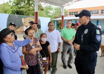 Seguridad Publica de Puerto Morelos imparte pláticas para prevenir la trata de personas