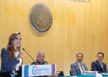 Mara Lezama inaugura ante diputados el Foro de Infraestructura Transformadora