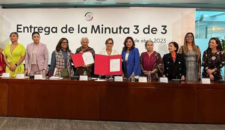 Defiende Marybel Villegas en el Senado derechos político-electorales de las mujeres