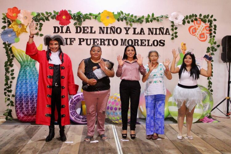 Blanca Merari celebra a niñas y niños del Sistema DIF Puerto Morelos