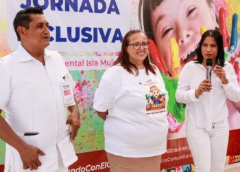 Realizan jornada inclusiva por el Día del Niño y de la Niña en Isla Mujeres