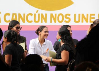 Ana Paty Peralta combate violencia de género en Cancún