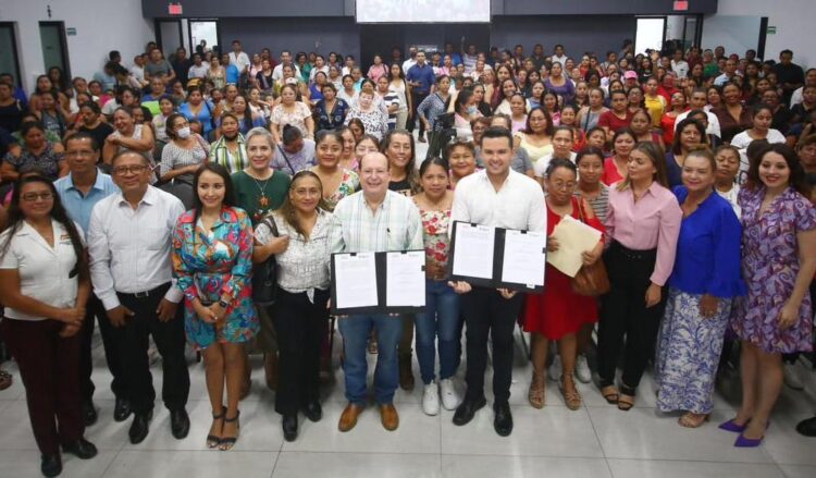 Refuerza la CROC Cancún transformación de vidas en conjunto con Secretaría del Bienestar