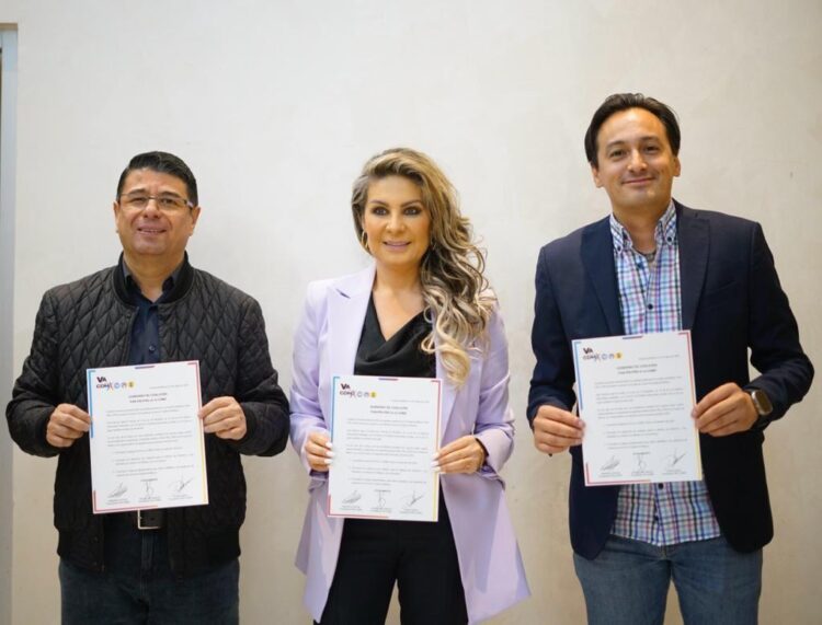 Firman PAN, PRI y PRD en la CDMX ir en Alianza y Gobiernos de Coalición para 2024