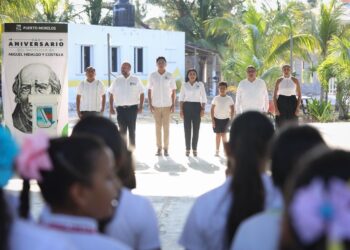 Blanca Merari encabeza ceremonia por el 270 aniversario del natalicio de Miguel Hidalgo y Costilla