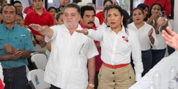 Designan a Pedro Flota y Sayuri Astrit Cetina como presidente y secretaria general del PRI Quintana Roo
