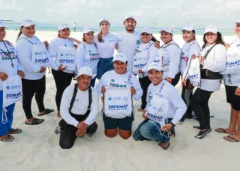 Atenea Gómez promueve limpieza de playas y entrega nuevas herramientas a Zofemat