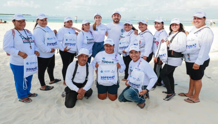 Atenea Gómez promueve limpieza de playas y entrega nuevas herramientas a Zofemat