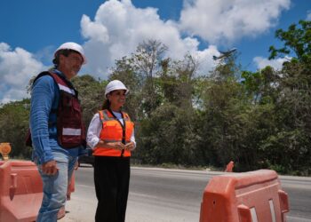 Ampliación de libramiento 180-D hará más ágil y segura la movilidad: Mara Lezama