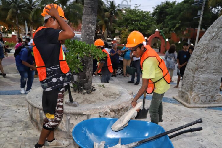Embellece Atenea Gómez avenida Rueda Medina y sus alrededores con obra de rehabilitación