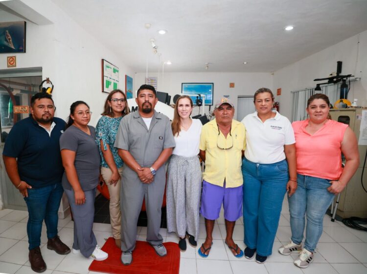 Fortalece Atenea Gómez acciones de salud y le cumple a los pescadores