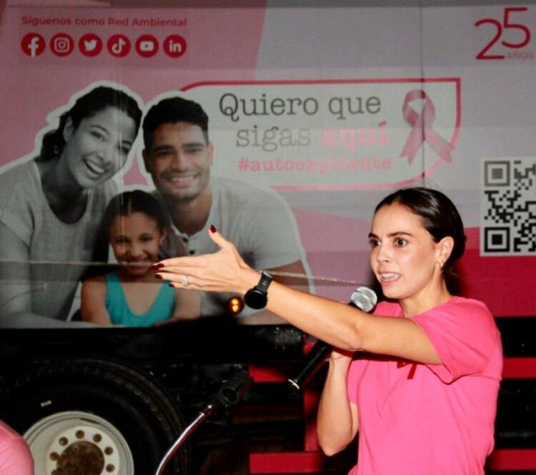 Ana Paty Peralta, comprometida con salud de las mujeres