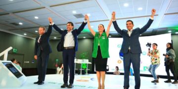 Brinda Partido Verde respaldo total a Claudia Sheinbaum para la presidencia de México