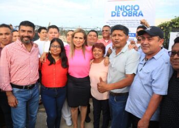 Inicia Lili Campos con obras de renovación en Villas del Sol