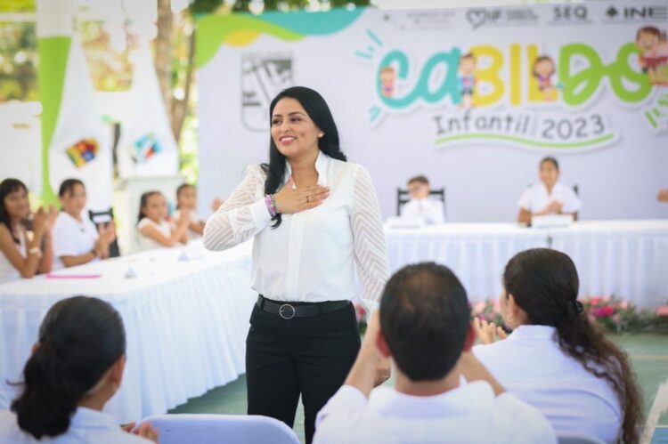 Cabildo Infantil fomenta cultura democrática: Blanca Merari