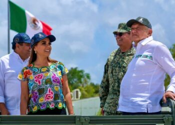 Junto al Presidente Mara Lezama supervisa magnas obras en Quintana Roo