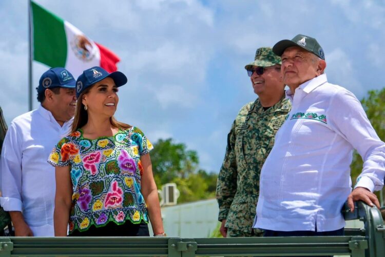 Junto al Presidente Mara Lezama supervisa magnas obras en Quintana Roo