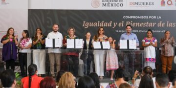 Firma Quintana Roo Acuerdo Nacional por la Igualdad y el Bienestar de las Mujeres
