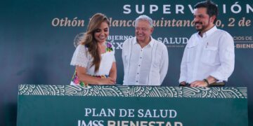 AMLO y Mara Lezama inauguran Hospital Oncológico de Chetumal