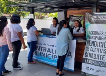 Servidores públicos de Puerto Morelos cumplen con Declaración de Modificación Patrimonial y de Intereses