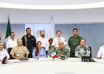 Se reúne Mara Lezama con titulares de seguridad