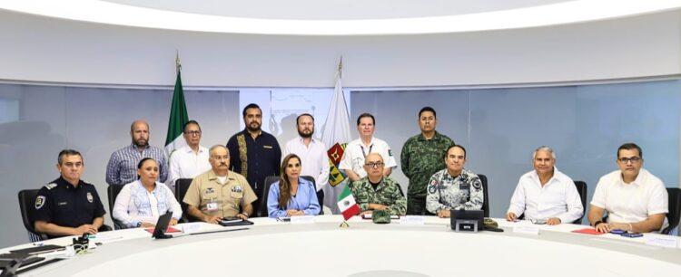 Se reúne Mara Lezama con titulares de seguridad