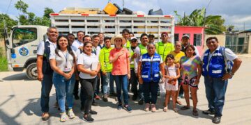 Trabaja Atenea Gómez en territorio y encabeza programa de descacharrización en Zona Continental