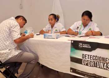 Continúan en Puerto Morelos con acciones para proteger salud de trabajadores municipales