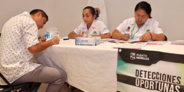 Continúan en Puerto Morelos con acciones para proteger salud de trabajadores municipales