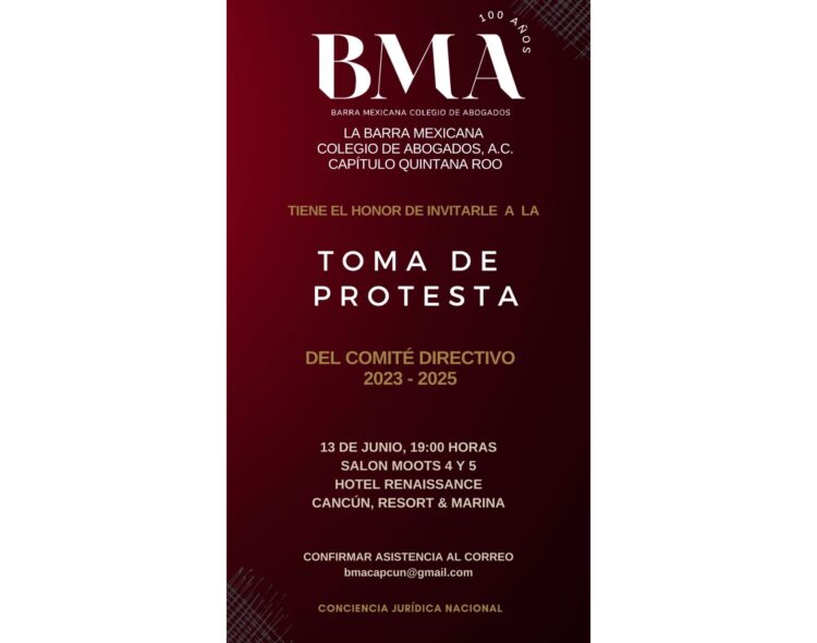 Rendirá Barra Mexicana Quintana Roo protesta este martes