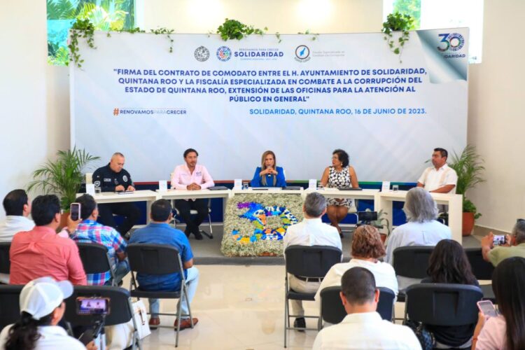 Lili Campos trabaja en el combate a la corrupción en Playa del Carmen